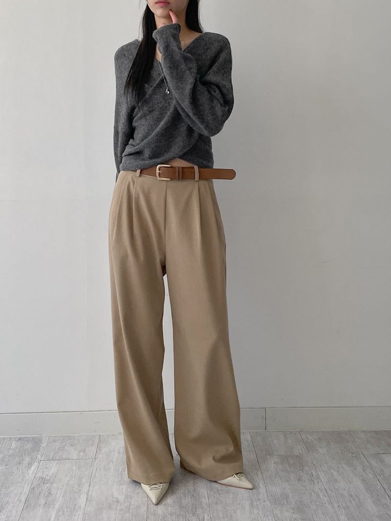 [FW] Console Two-Tuck Wide Slacks