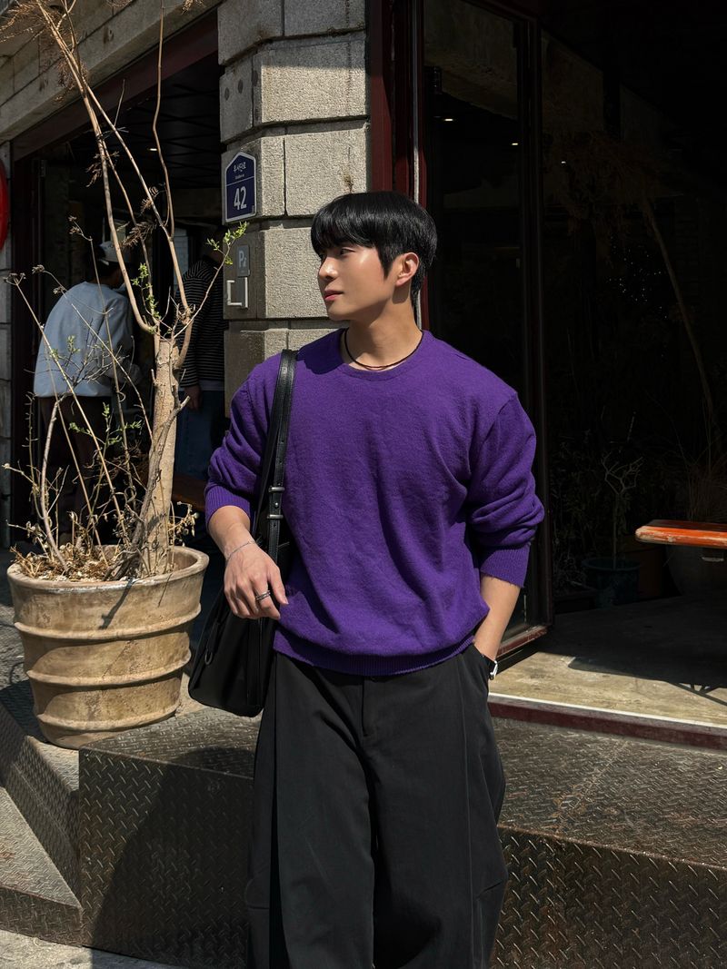 Fade cooling round knitwear