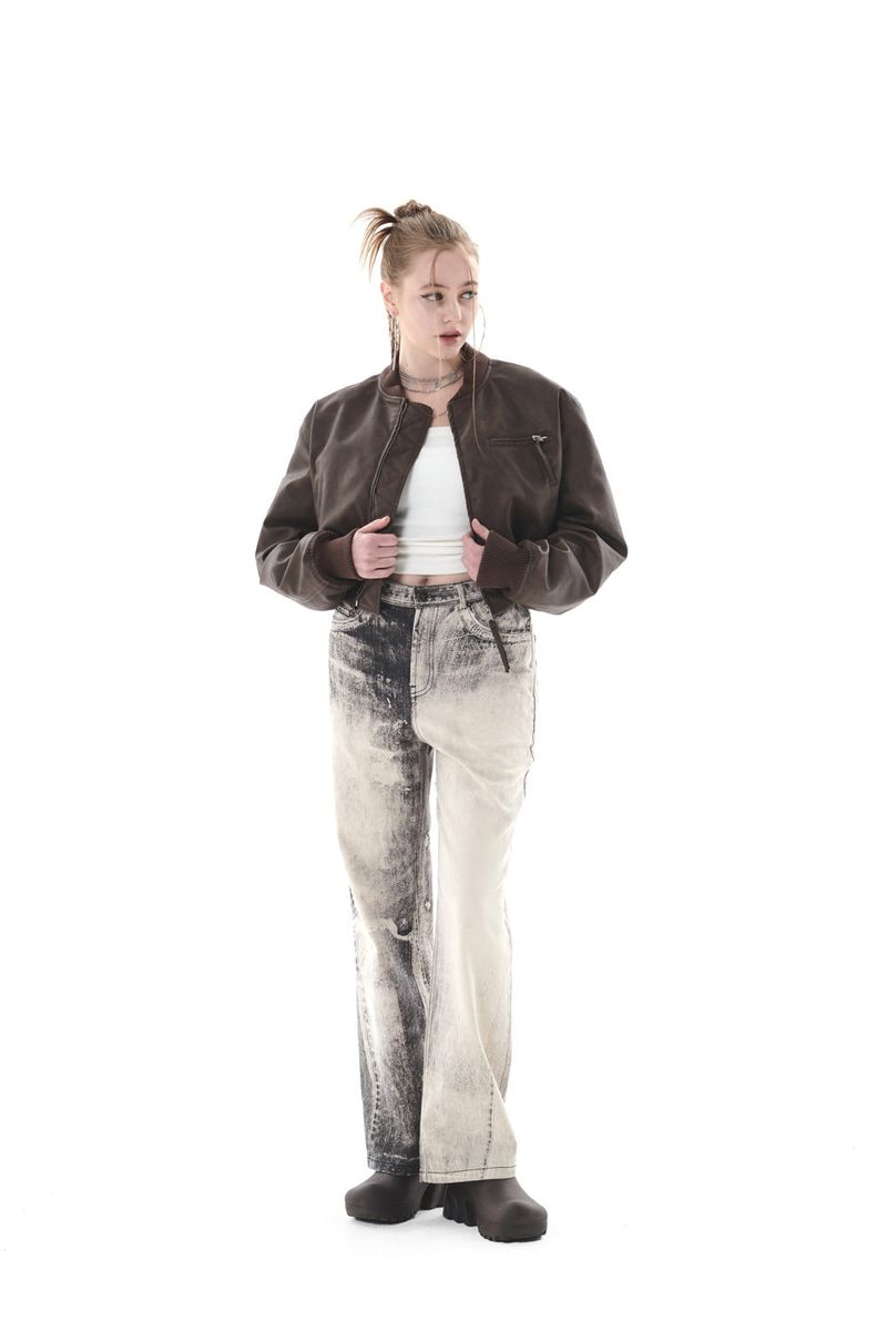VINTAGE LEATHER JUMPER
