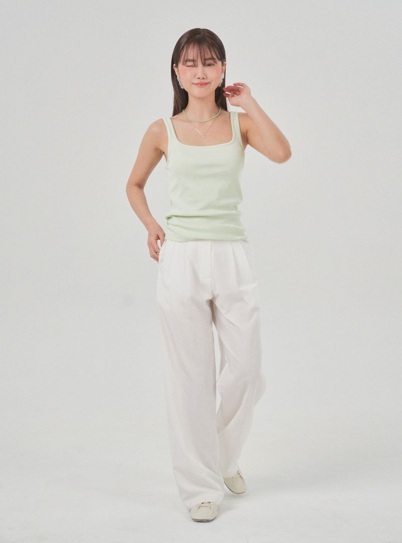 Square sleeveless (lime)