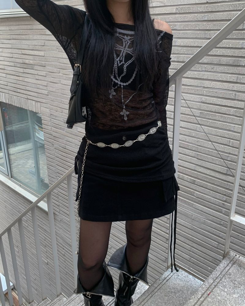 Ear cargo skirt