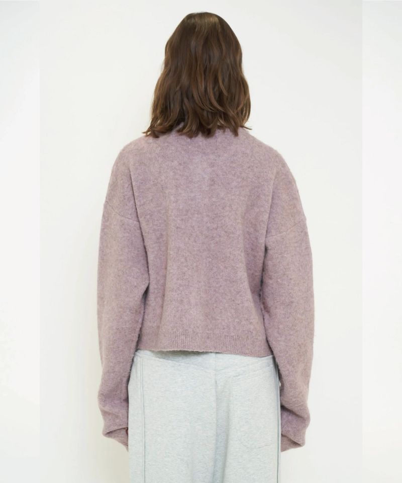 FLUFFY KNIT CARDIGAN