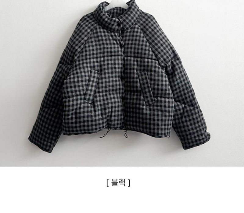Youming Check Padded Jumper