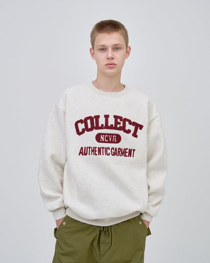 COLLECT LOGO SWEAT SHIRTS - OTMEAL