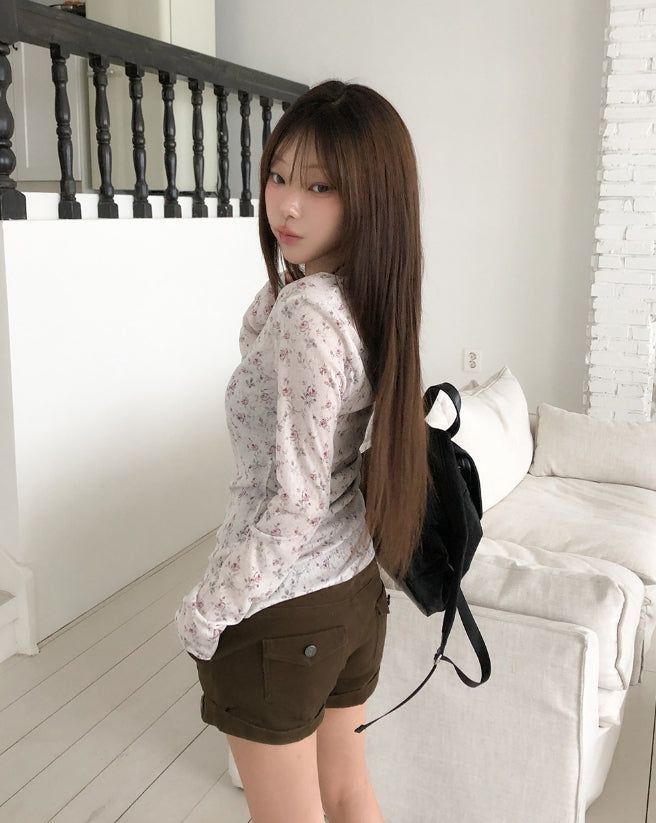 Mohen Flower Jacquard Long Sleeve