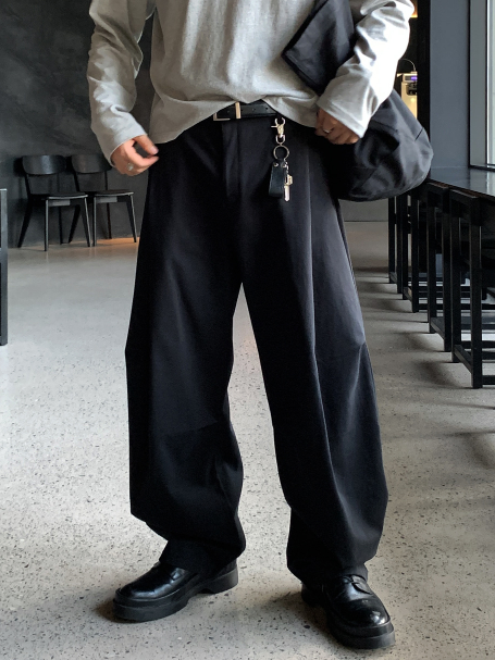 LOOKPLE（ルックプル）の「Le Seine Fringed Over Wide Curved Pants（Pants）」