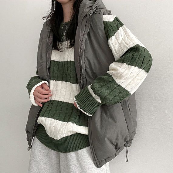 Retil hooded padded vest