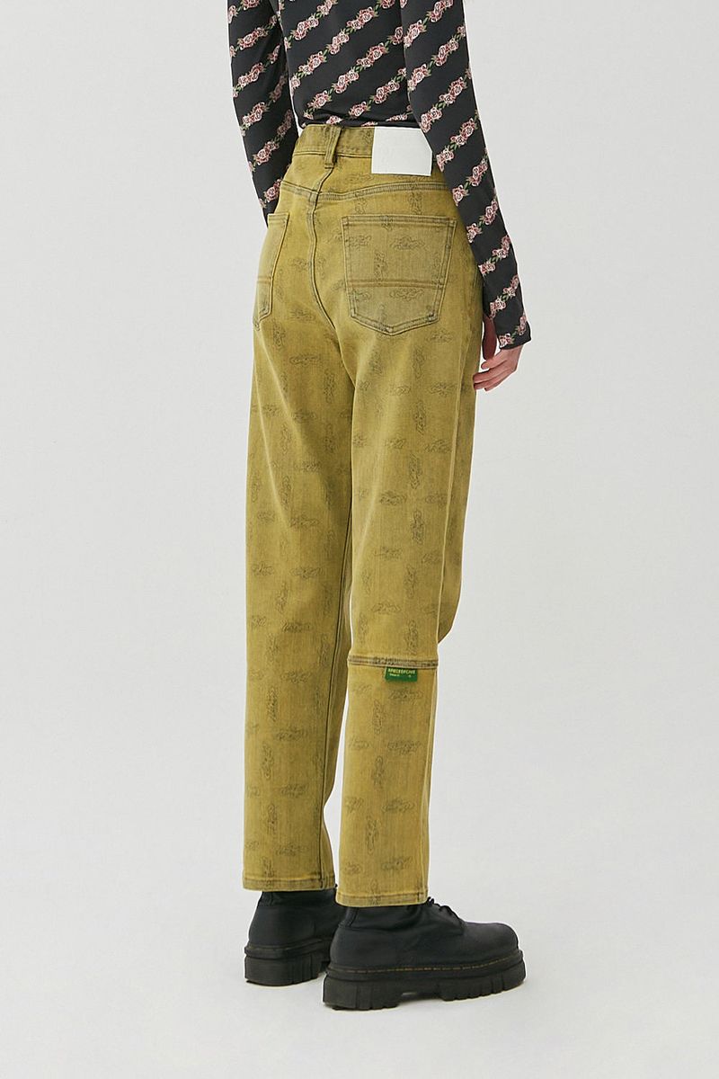 FLIP Denim Pants_Mustard Gold