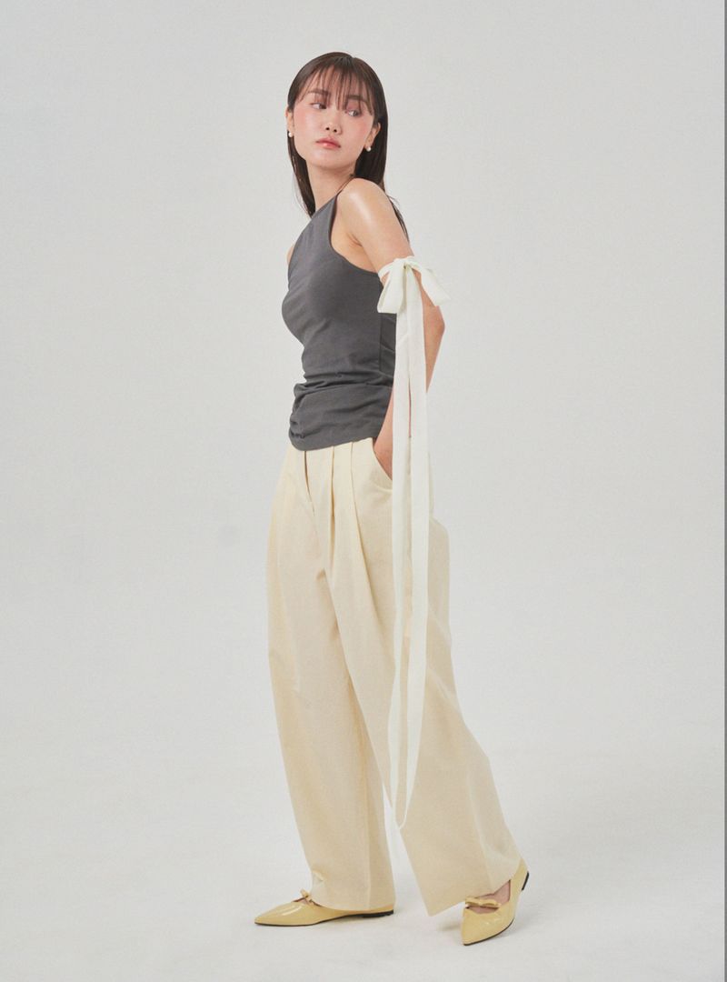 basic pants (cream)