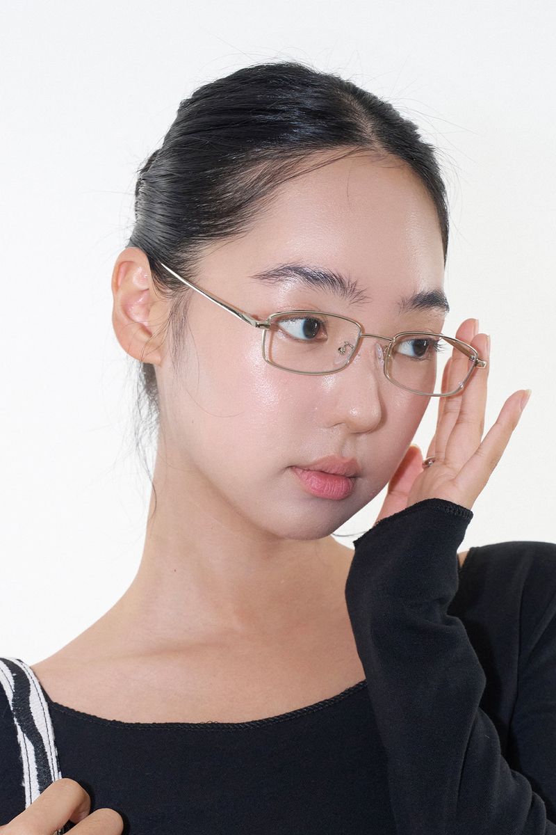 Raucohouse（ラウコハウス）の「Square silver frame glass（Fashion Accessories）」