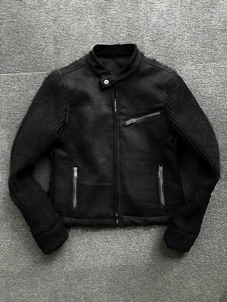 Dark Suede Bodyfit Jacket