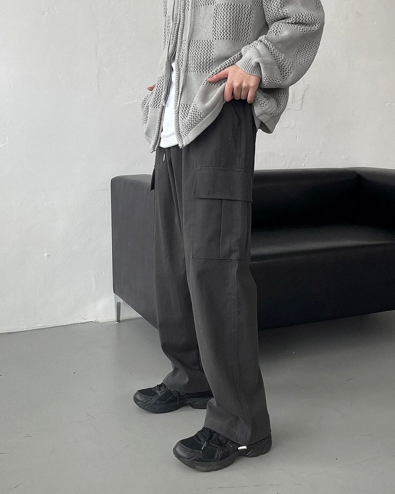 Noir Wide String Pants (3 colors)