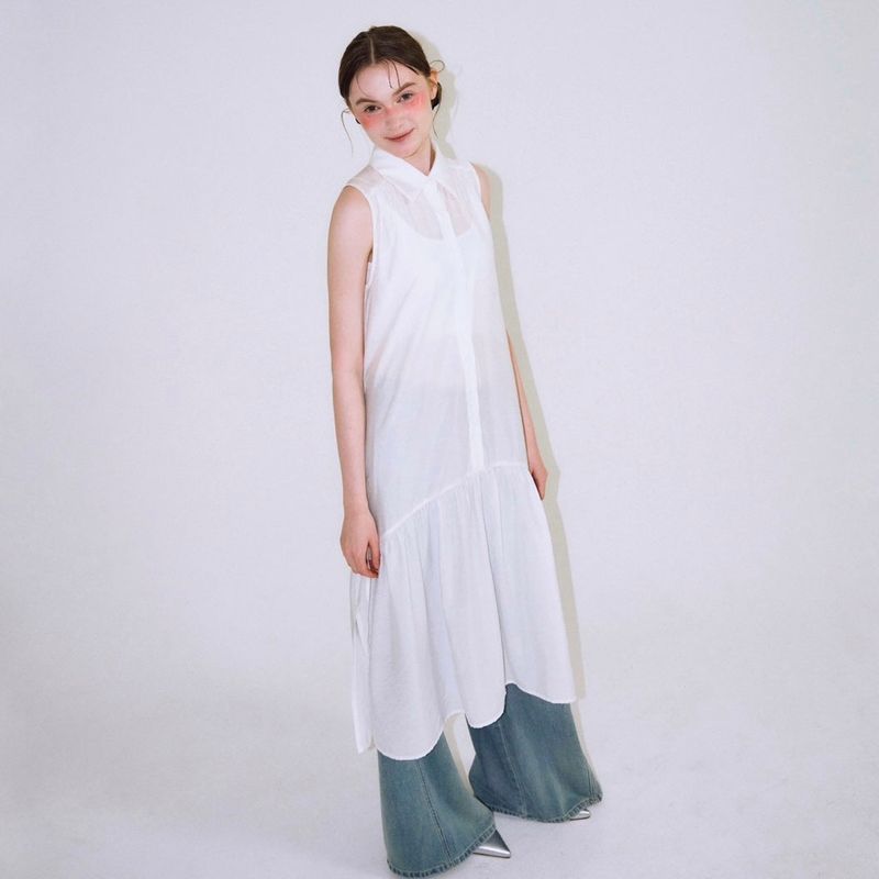 Long Shirt Dress - 2colors