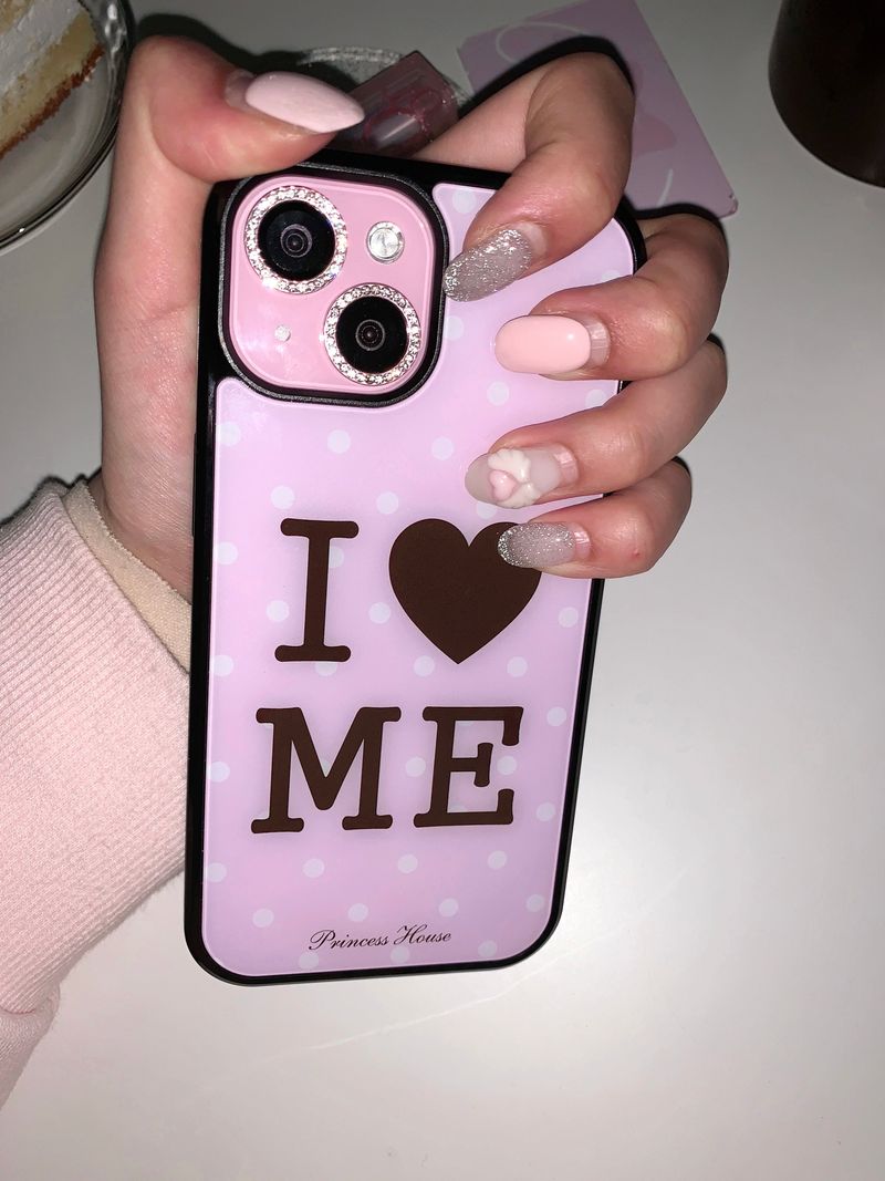 [custom] Love more glass phone case - standard(non-magsafe)
