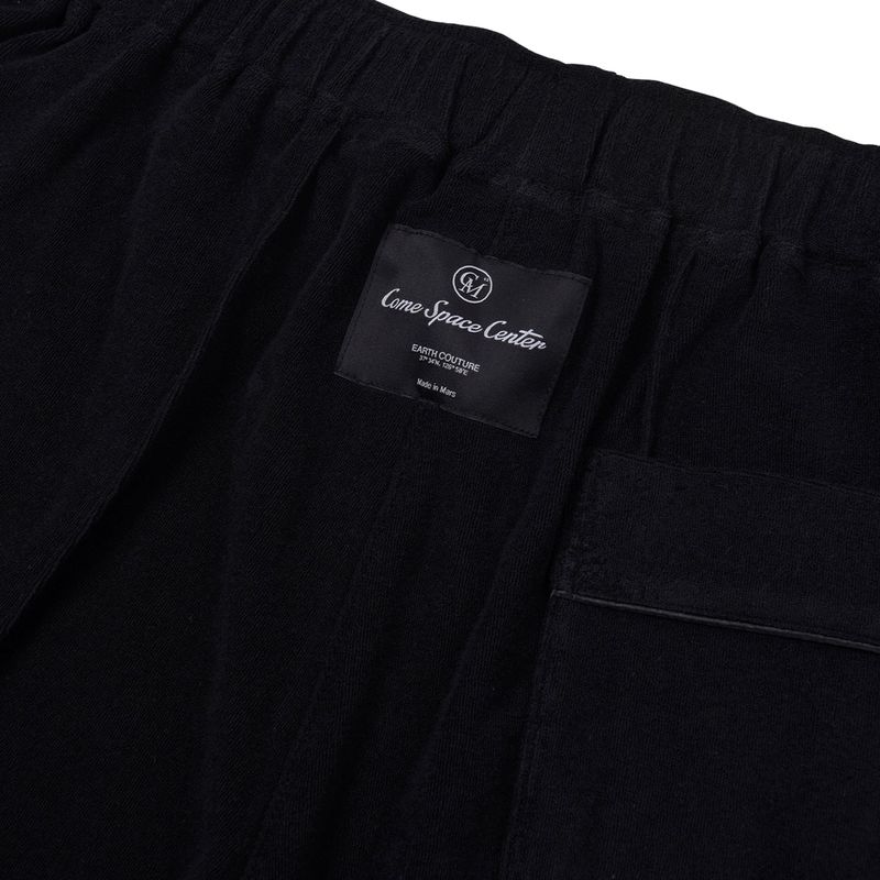 [UNISEX] Binding Terry Shorts (Black)