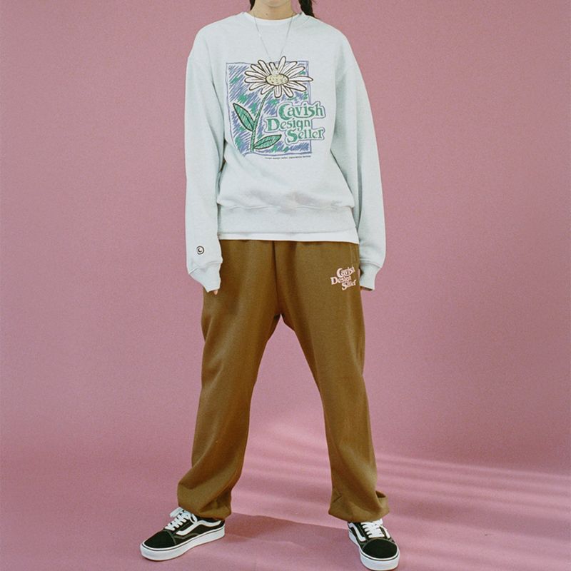 SELLER LOGO SWEATPANTS GREY(CV2BFUPA00A)