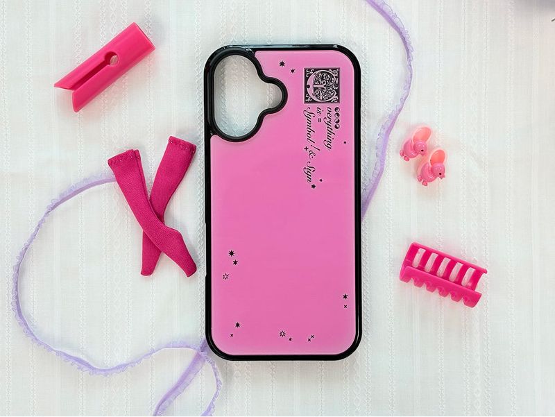 [+MagSafe] Tattoo - Fuchsia | Bumper Case