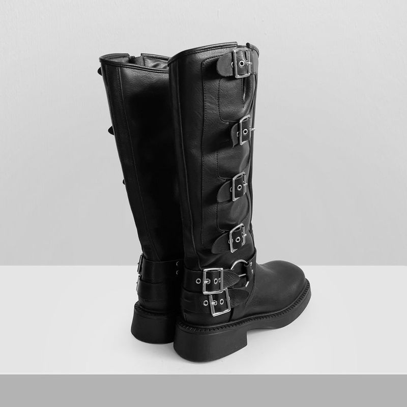 Renault Buckle Long Boots