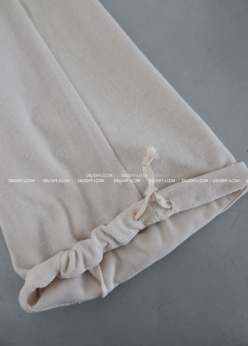 Towel Terry Strap Jogger & Wide Long Pants