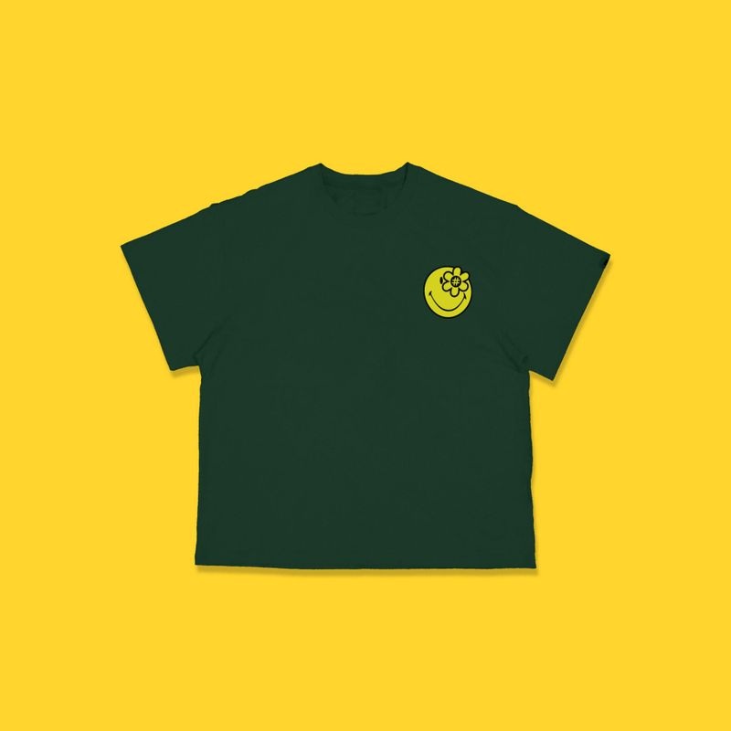 Water The Plant（ウォーターザプラント）の「SMILEY BEAM T-SHIRT | DARK GREEN（Tops）」