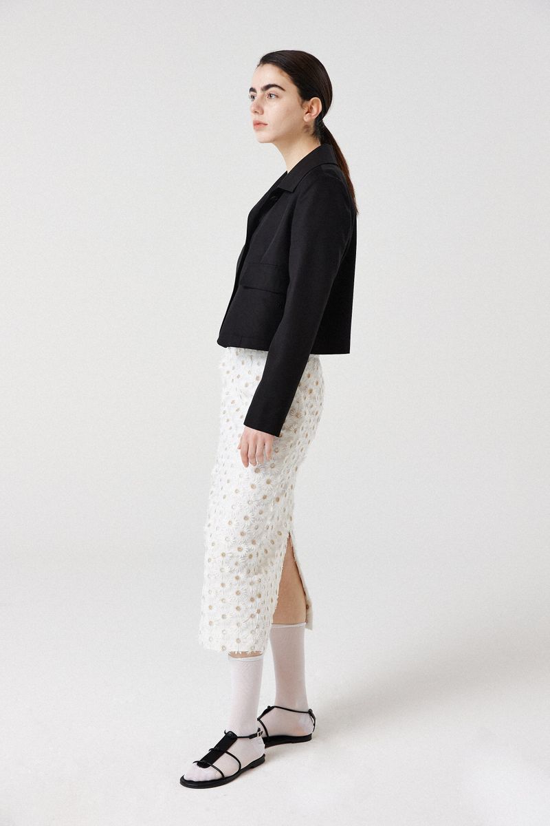 Wool Cropped Jacket