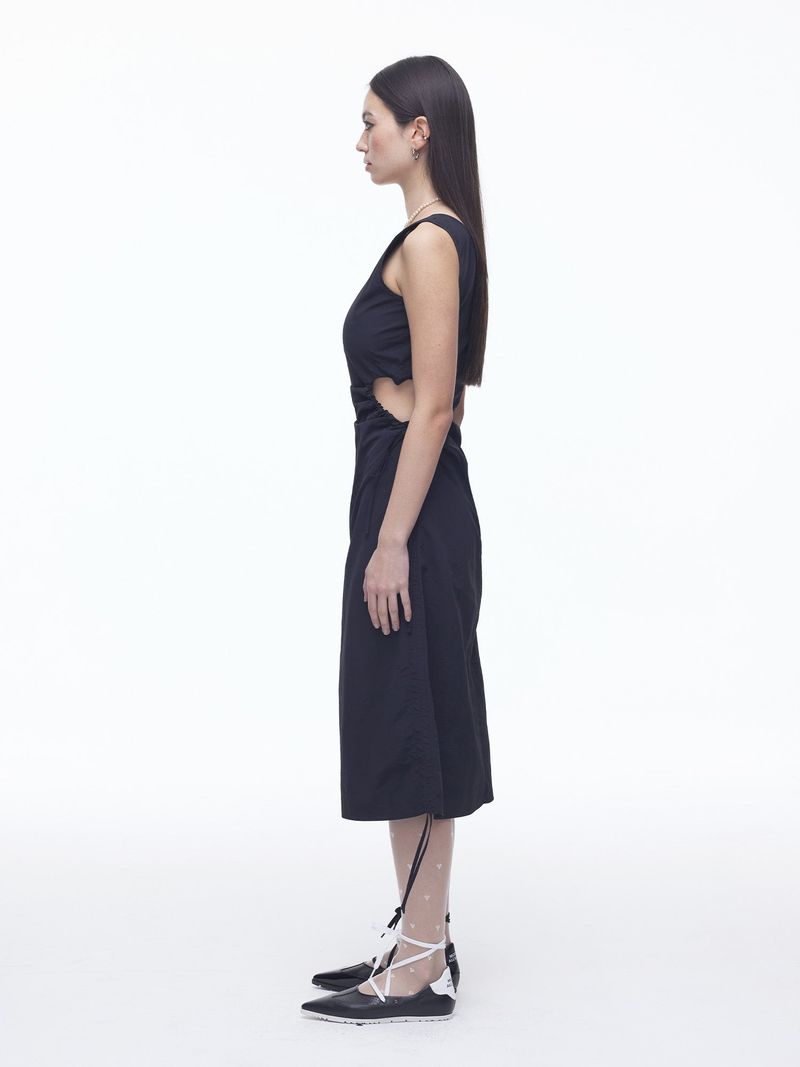 Nylon Heart String Dress (BK)