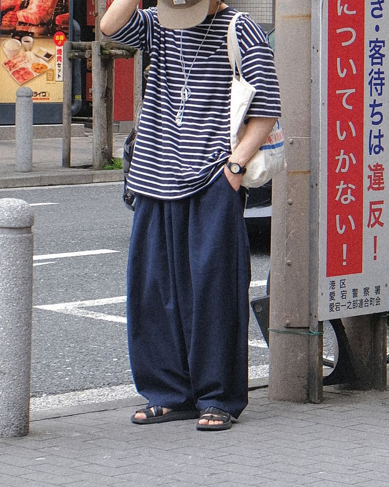 [SEMADE] Summer Linen Banding Balloon Pants