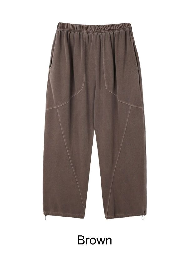 Mars Pigment Cut-out Wide Pants
