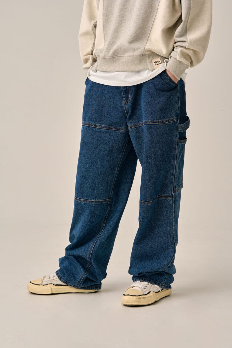 PATTERN LINE WORK PANTS