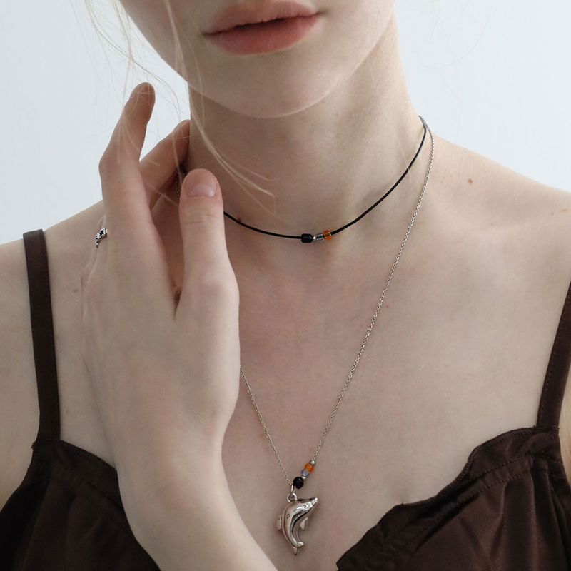 Leather Choker.(5color)