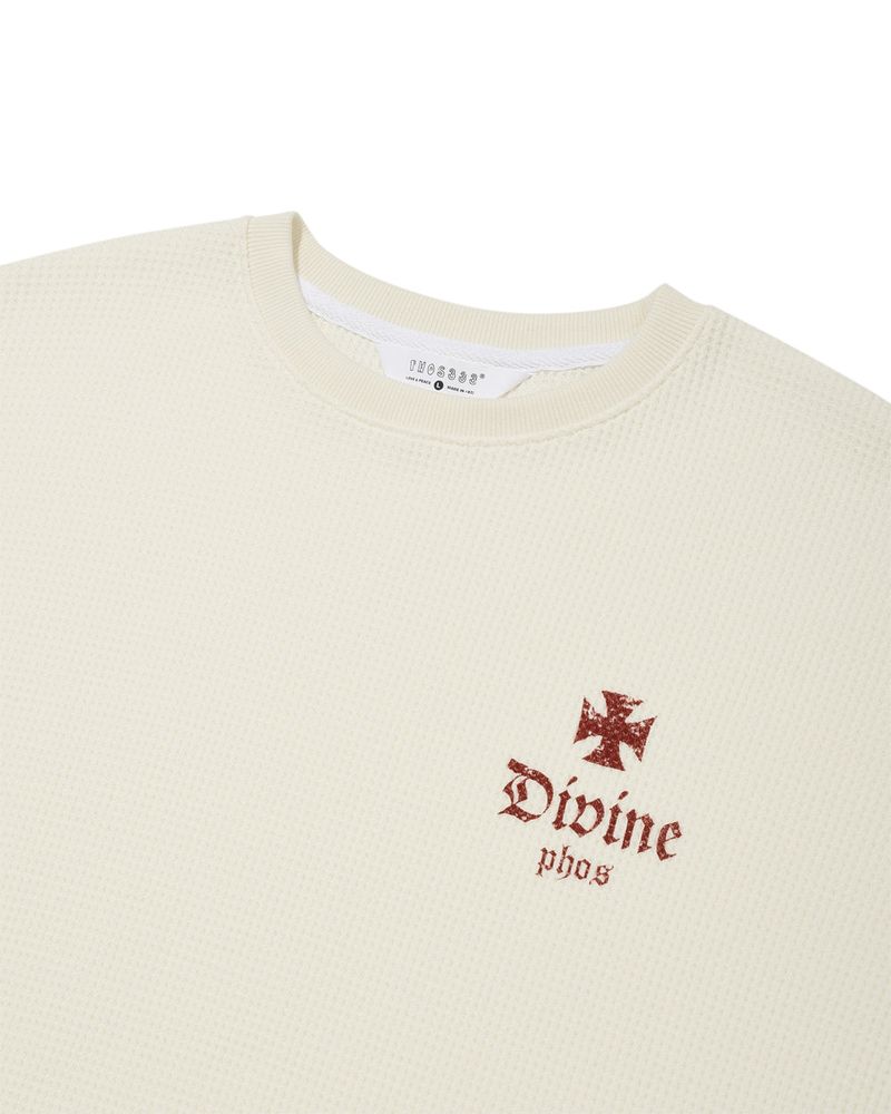 Divine Waffle Long Sleeved/Cream