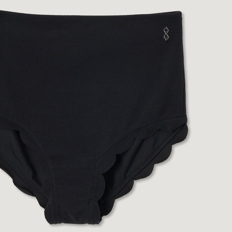 Rose Corsage Frill-top High-waist Bikini