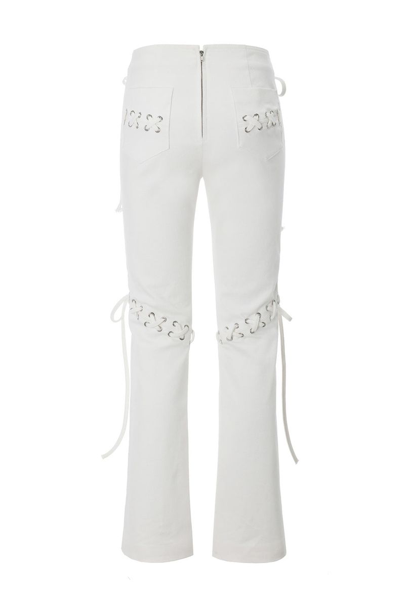 Lace up pants
