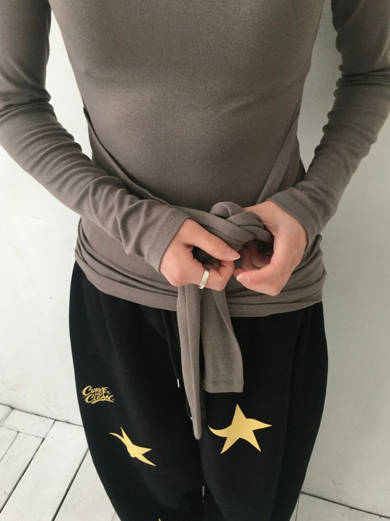 Glam Layering Tie Long Sleeve (4c)