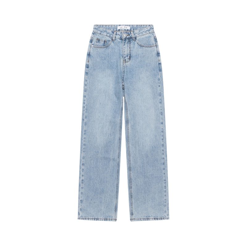CLASSIC LOOK SEMI WIDE DENIM PANTS code 18101