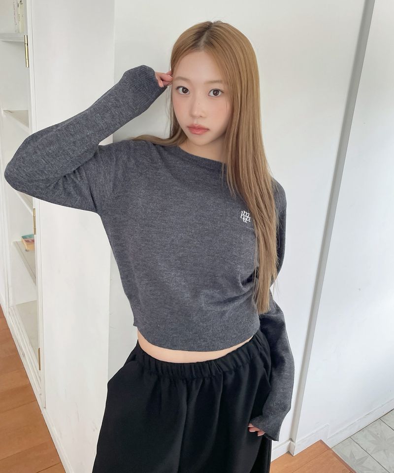 STITCH LOGO BASIC KNIT