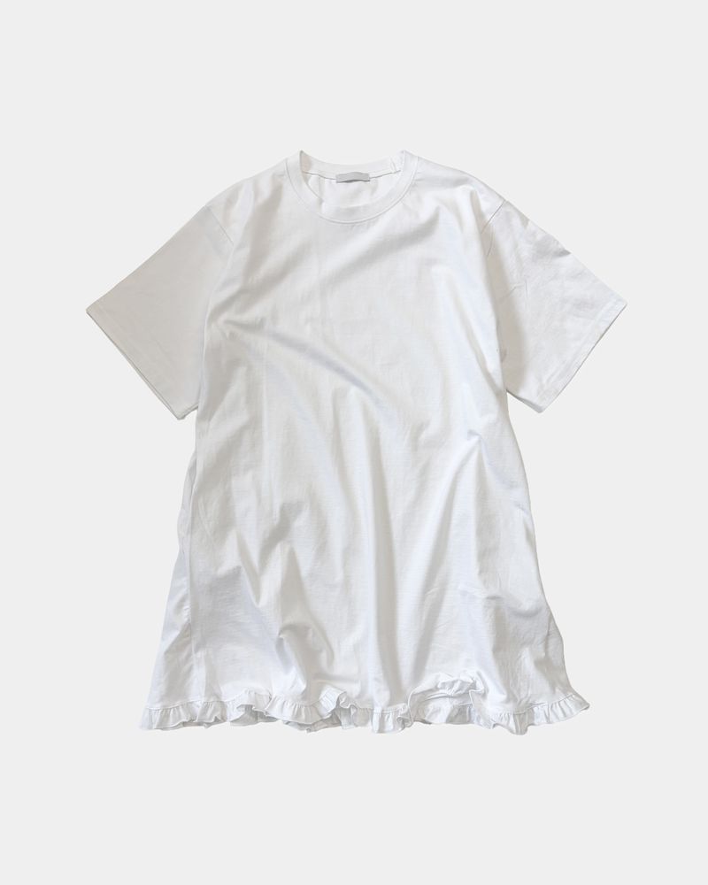 Ruffle Boxy Pocket Tee