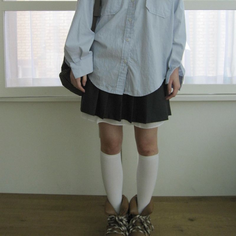 シフォンプリーツスカート