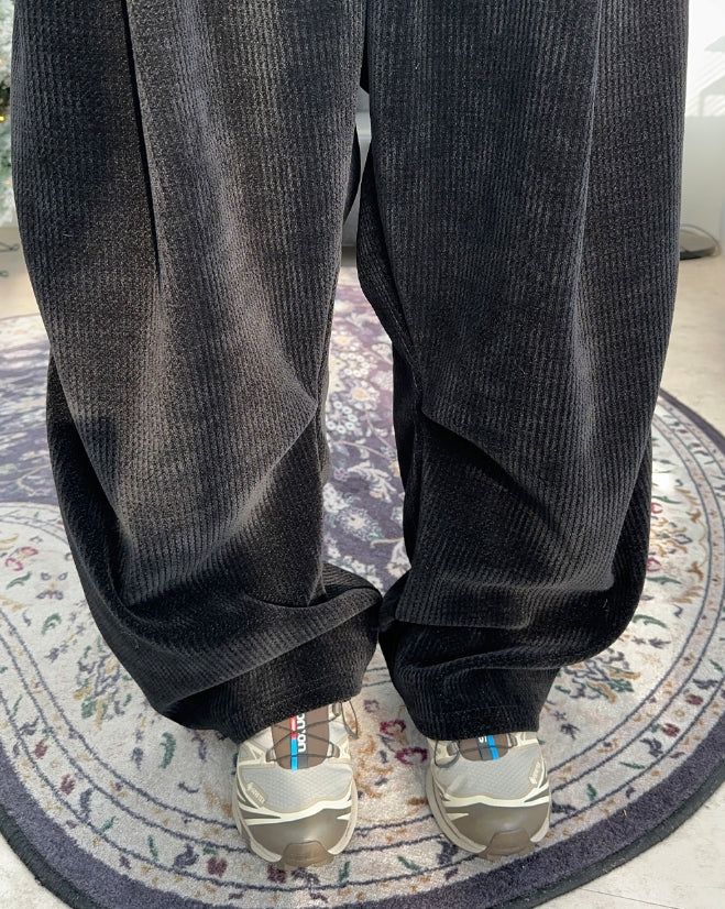 Tice Texture Pintuck Banding Pants