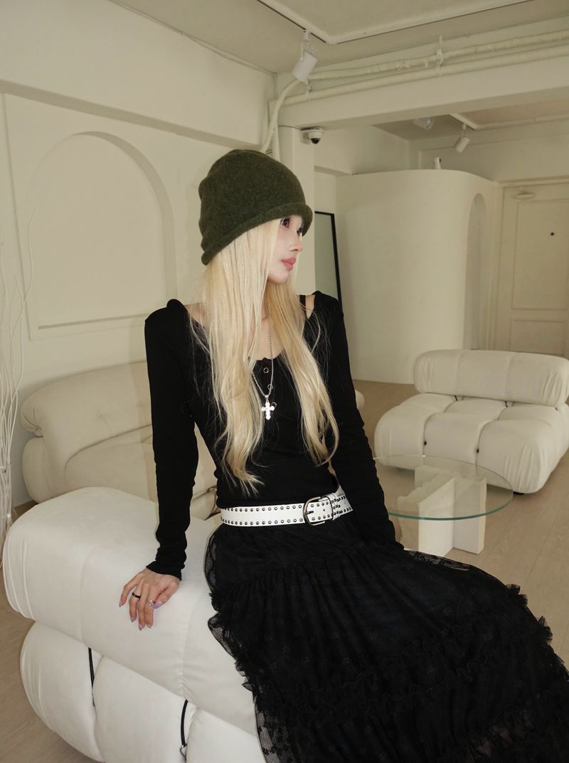 vintage wool beanie