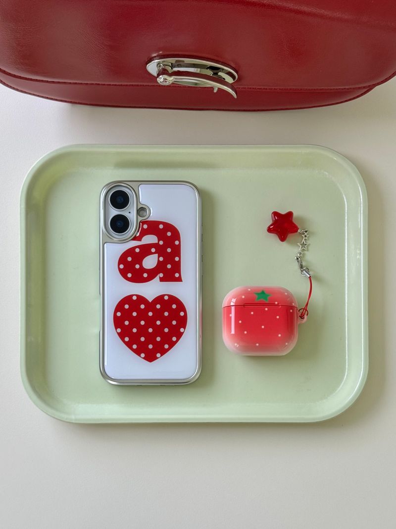 DOT TOMATO AIRPODS CASE