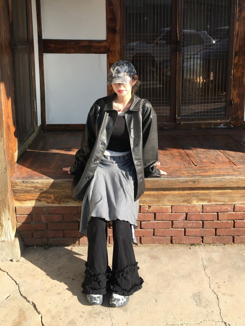 Dusty Leather Overwork Jacket (2c)