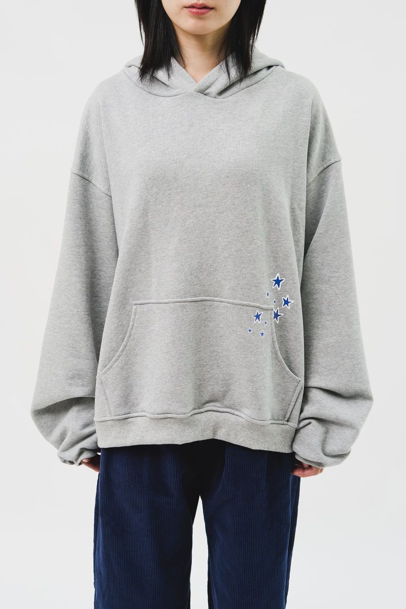 (MADE) Blue Star Softy Hoodie_Grey