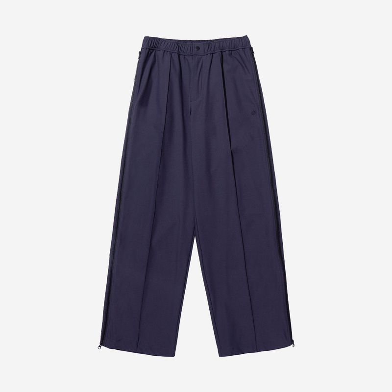 Nylon Span 4 Way Zip Pants - NAVY
