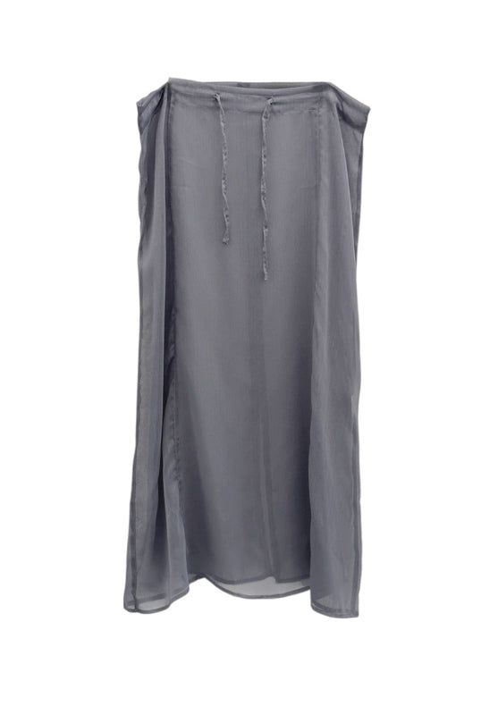 Sheer See-through Layered Long Skirt