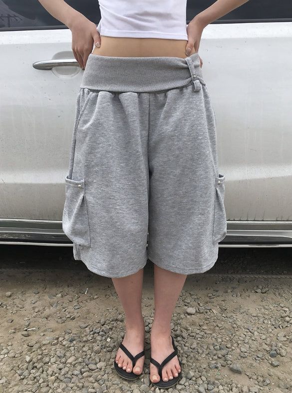 Ruda Folding Stud Training Bermuda Pants