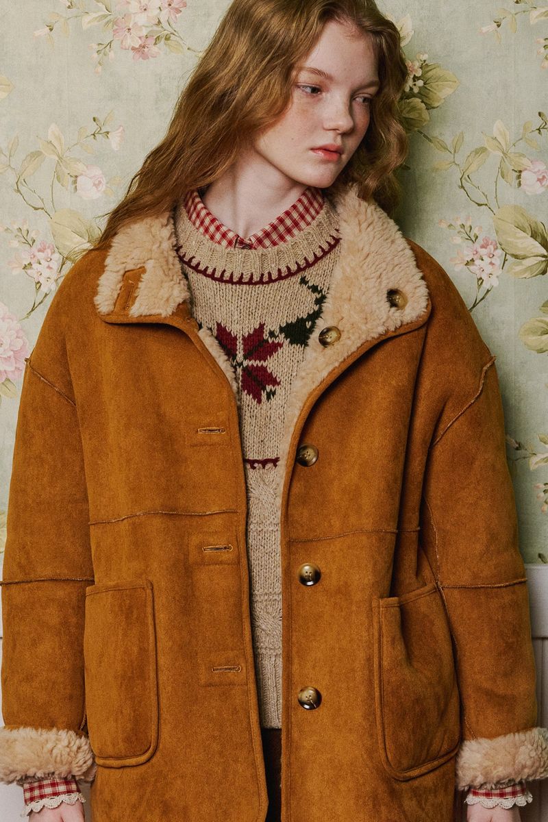 Reversible Shearling Mustang Jacket