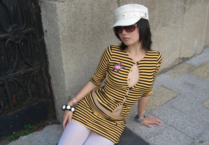 BUMBLEBEE MINI SKIRT / バンブルビー ミニスカート ( SKIRT ONLY ) ( 1 PCS )