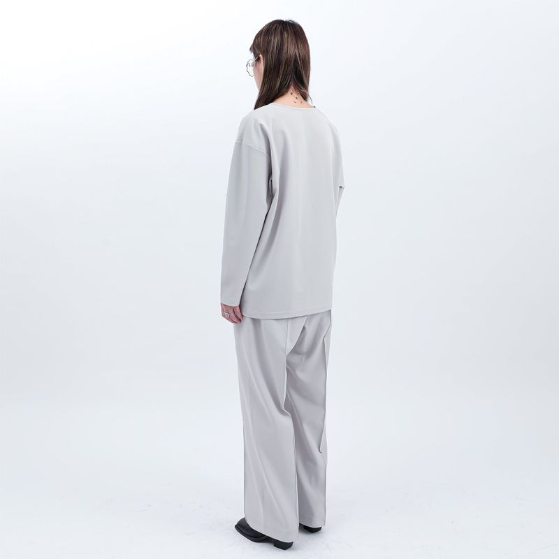 WOVEN T-SHIRT COOL GREY