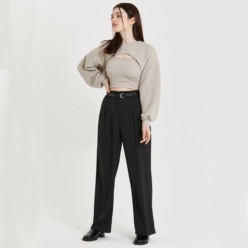 PINK PINEAPPLE（ピンクパイナップル）の「URBAN CHIC WIDE PANTS（Pants）」